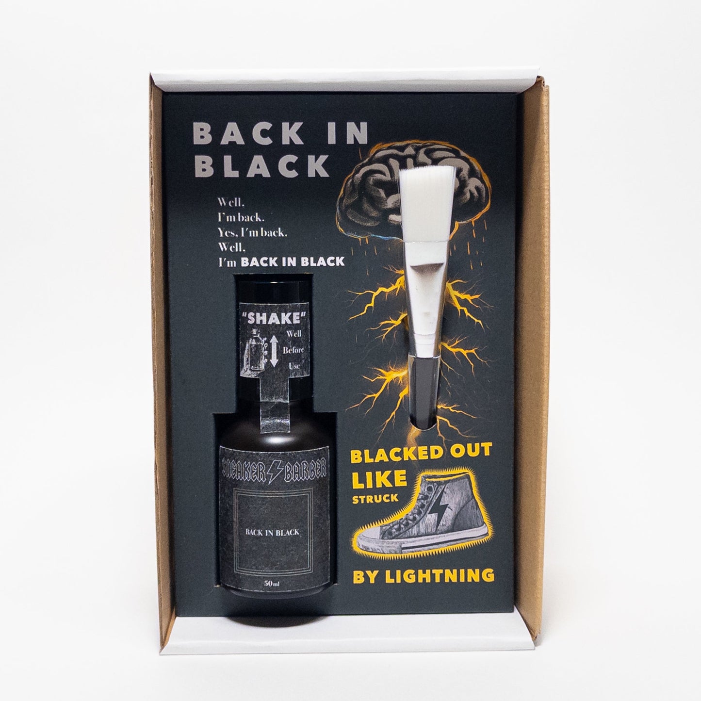 Back in BLACK [Time Cupsul Kit 50ml]（スウェード深色加工液）